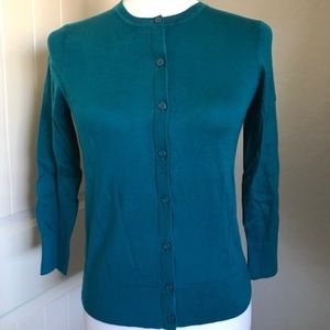 100% Pima Cotton Cardigan XS.